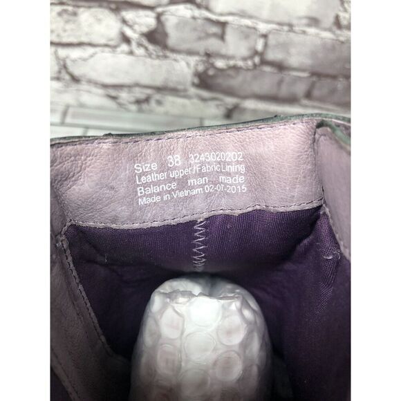 Dansko Black Leather Ankle Boots Block Heel Zip Heel Booties Women 38EU/7.5M US - Picture 4 of 16